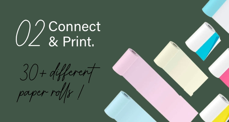 Poooliprint® Inkless Color Photo Printer by HeyPhoto + FREE Pack of 5