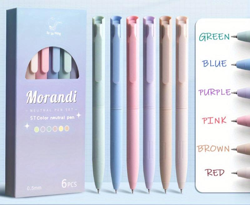 PoooliJournaling® 6-Color Neutral Pen Set + Refill