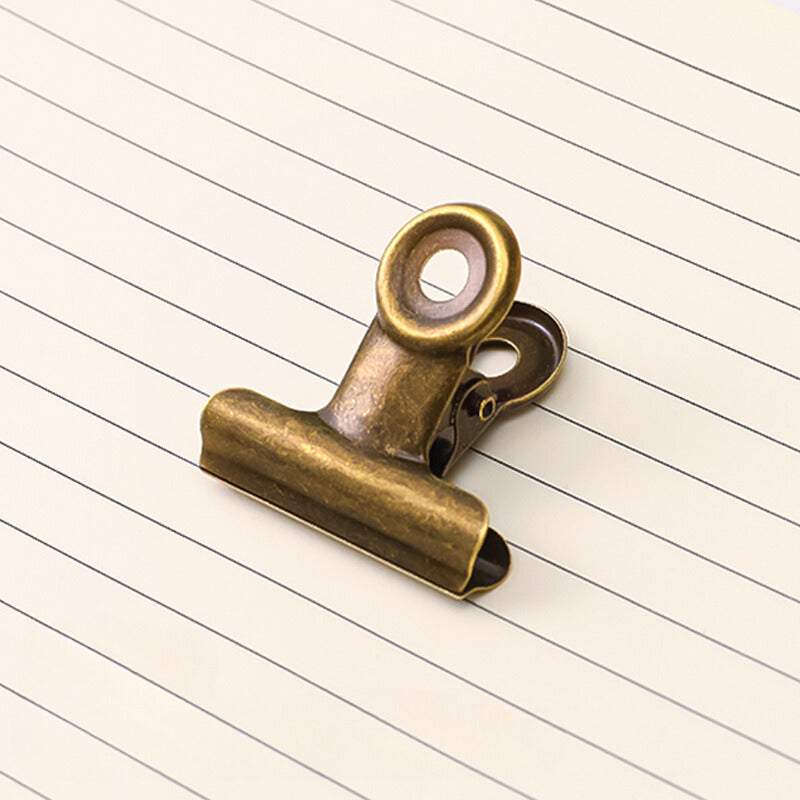 PoooliJournaling® Vintage Brass Journal Clip