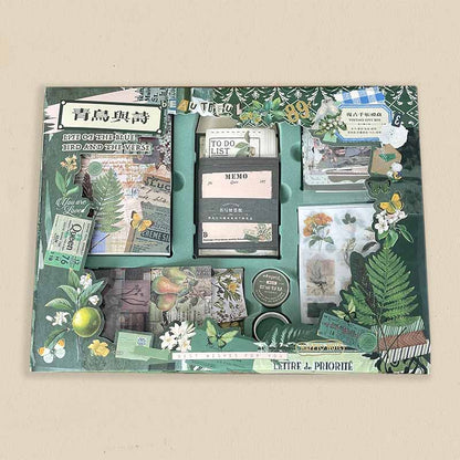 PoooliJournaling®  Vintage Herbal Stationery Set - PoooliPrint