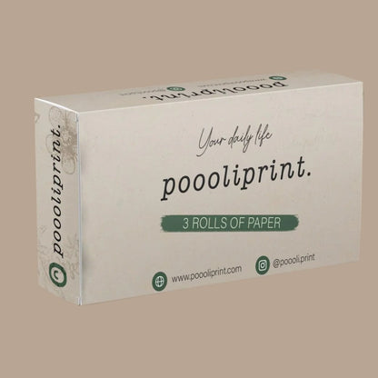 PoooliPaper® Colored Gradient Sticky Labels 3 Rolls - PoooliPrint