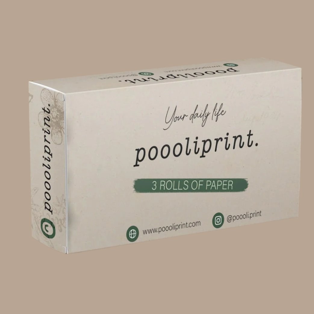 PoooliPaper® Rainbow 3 Rolls - PoooliPrint