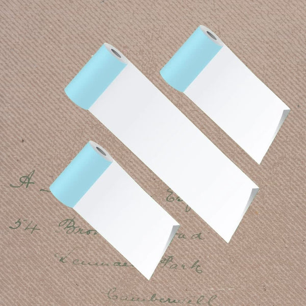 3 Rolls/box PocketPrint Black on White Self-Adhesive Sticky Paper –  LazyToolz