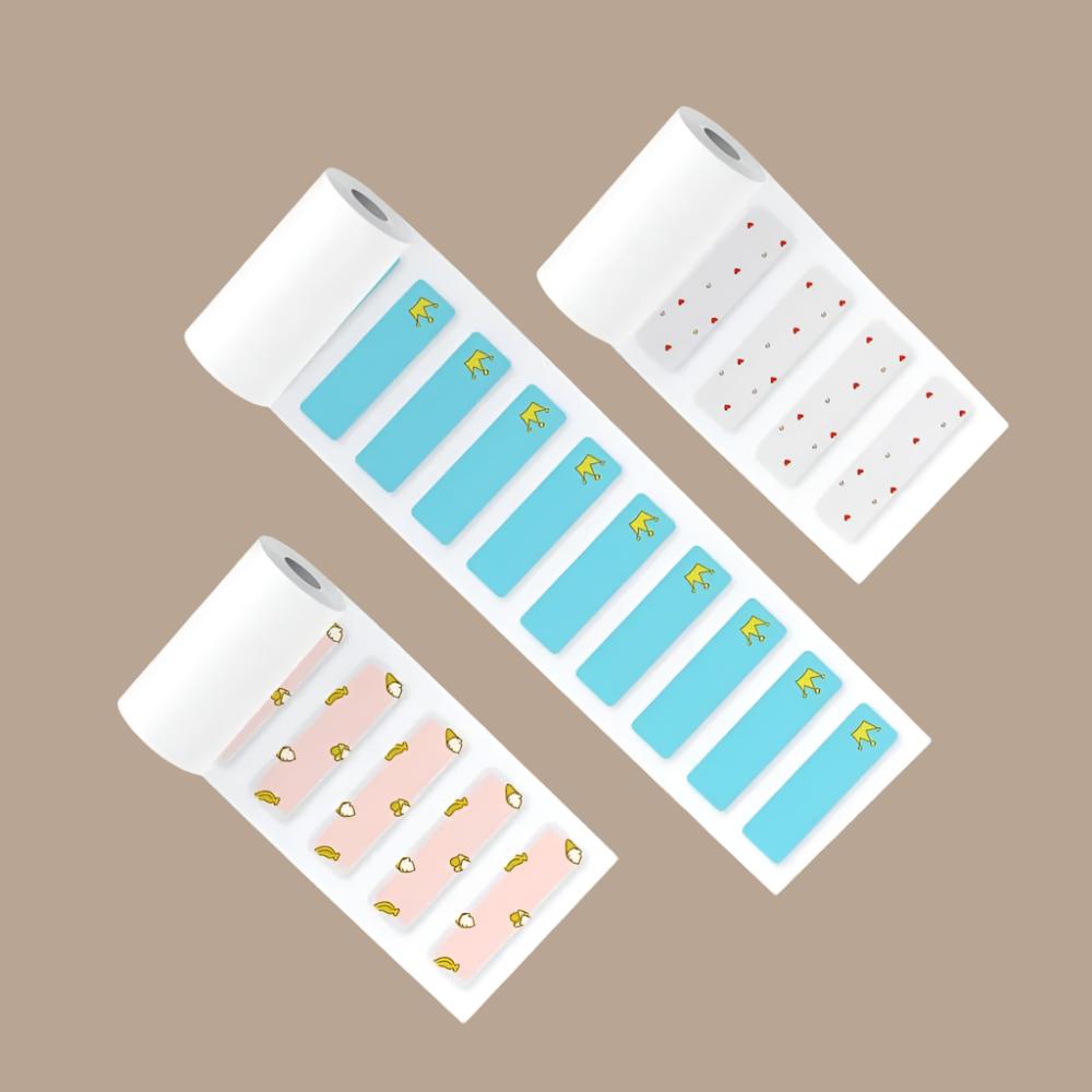 PoooliPaper® Sticky Fantasy Labels 3 Rolls - PoooliPrint