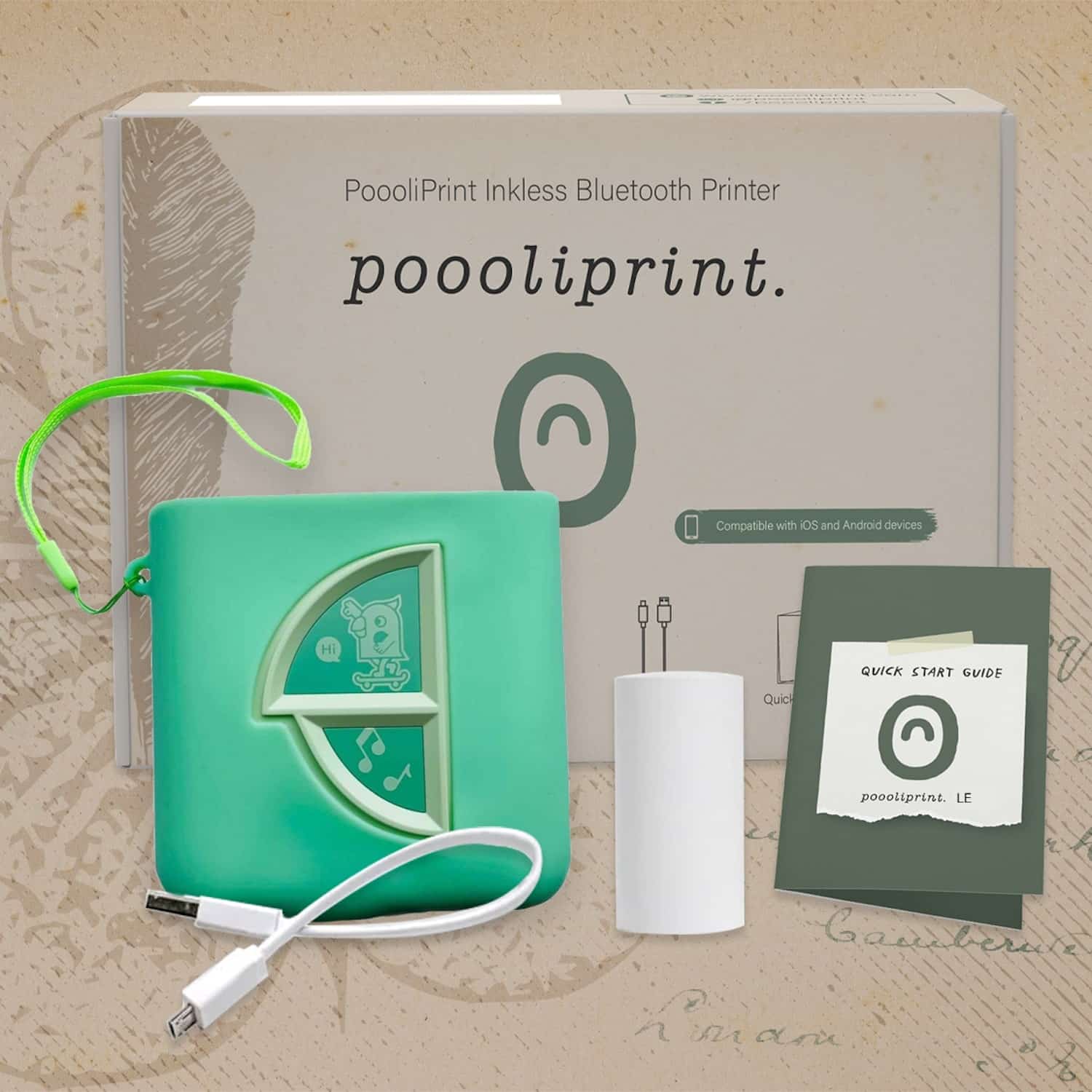 Poooliprint® LE Inkless Pocket Printer + FREE Paper Roll & Silicone Case✨ - PoooliPrint