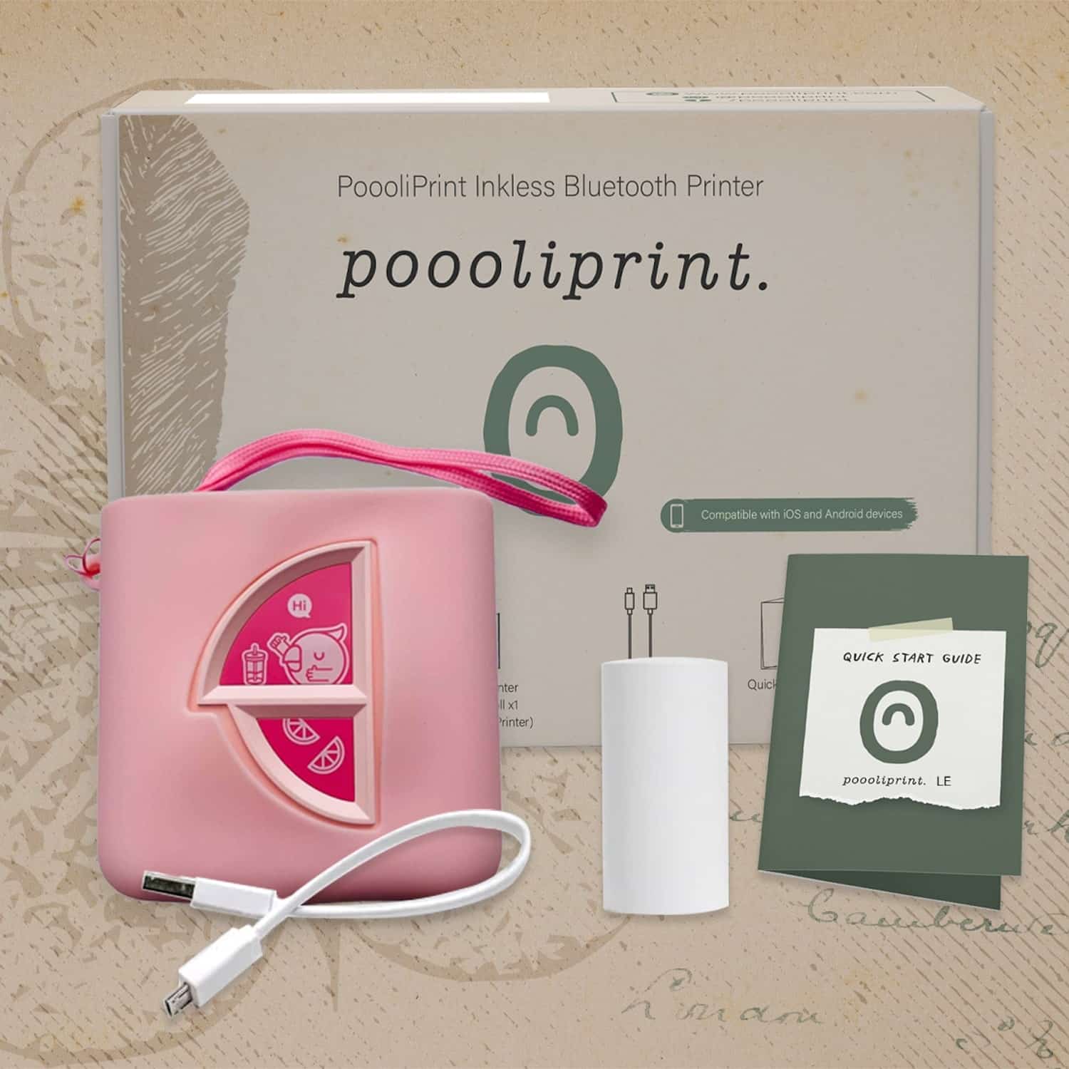 Poooliprint® LE Inkless Pocket Printer + FREE Paper Roll & Silicone Case✨ - PoooliPrint