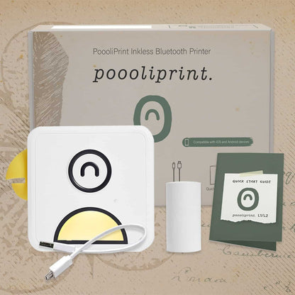 PoooliPrinter® Inkless Pocket Printer + 🌟 FREE Paper Roll 🌟 - PoooliPrint