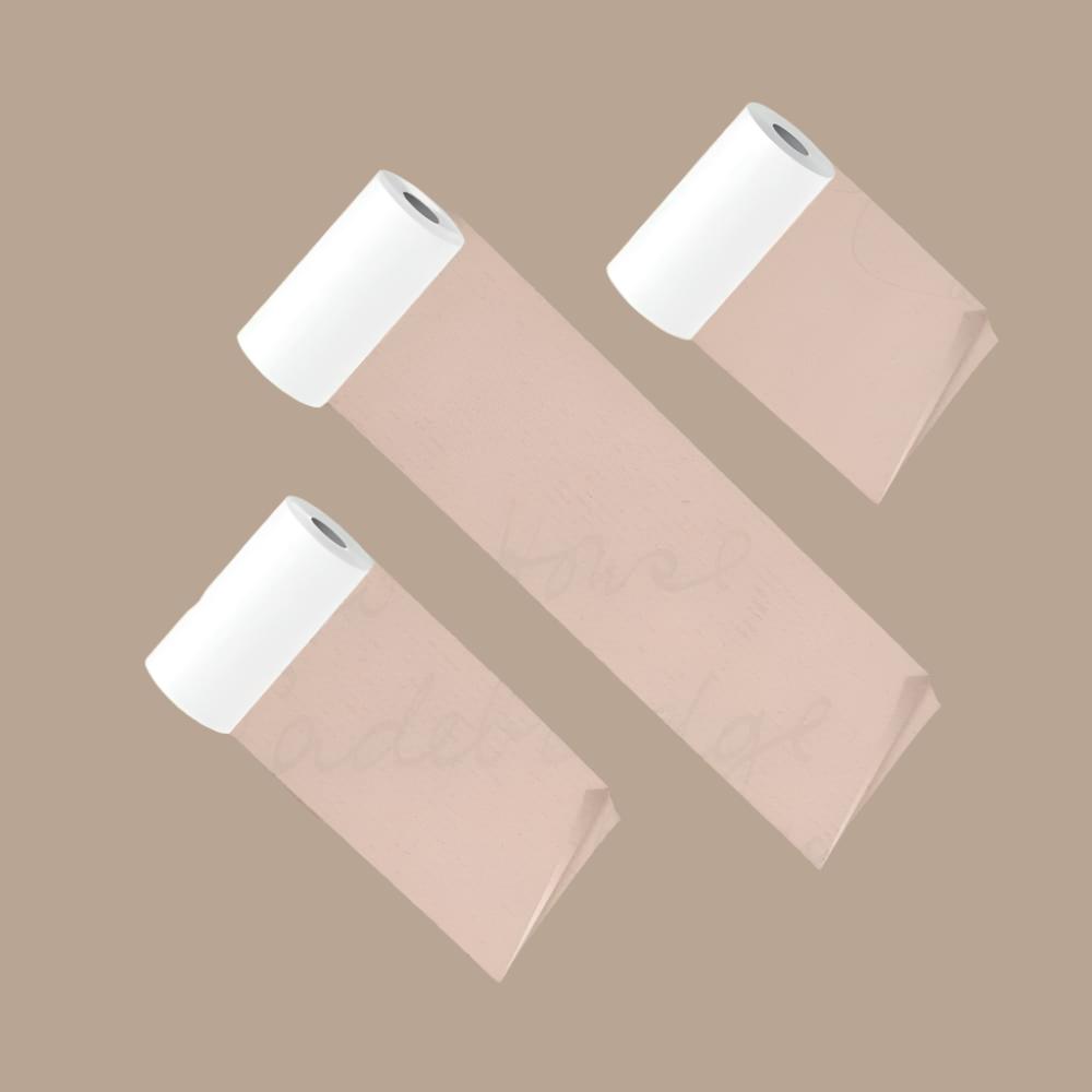 PoooliPaper® Sticky Semi-Transparent Paper 1 Roll (or 3 Rolls) - PoooliPrint