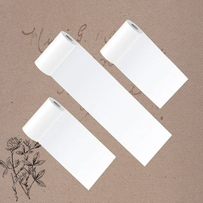 Start printing! White Paper 3 Rolls - PoooliPrint